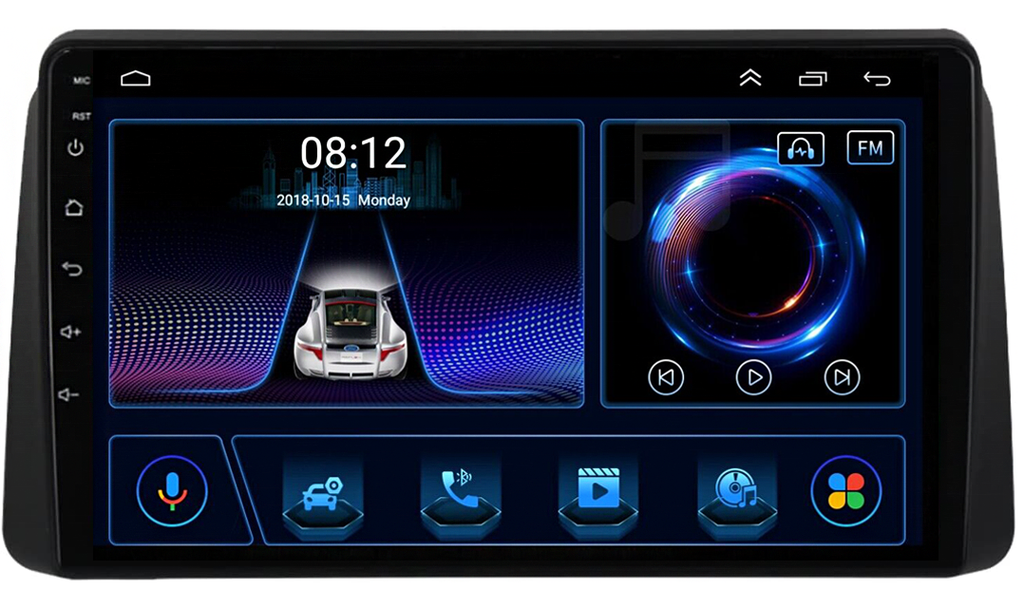 AZOM KLX Multimedia Bilstereo | <strong>Chrysler Grand Voyager Dodge Grand Caravan 2009 - 2020</strong> | 9" IPS HD | Android | DAB+ | GPS