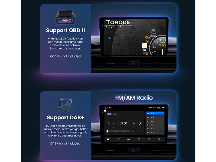 AZOM MX4 Multimedia Bilstereo | VW SKODA SEAT | 7