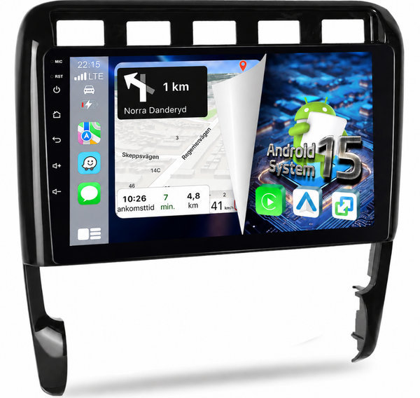 AZOM ZX1 Multimedia Bilstereo | PORSCHE CAYENNE 2002-2010 | 9" | Android | GPS |