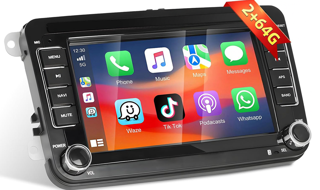 AZOM MX4 <strong>PLUS</strong> Multimedia Bilstereo | <strong>VW SKODA SEAT</strong> | 7