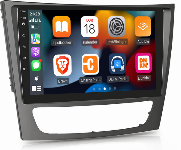 AZOM MX9 Multimedia Bilstereo | Mercedes-Benz E-Class W211 S211 E200-E550 E55AMG -E63AMG G-Class W463 CLK-Class W209-W219 | 9" IPS HD | Android | GPS