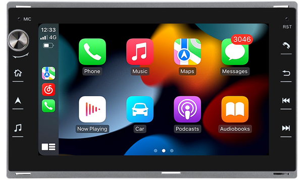 AZOM MX3 Multimedia Bilstereo | <strong>VW GOLF4 POLO PASSAT B4 B5 BORA TRANSPORTER</strong> | 7" IPS HD | Android | DAB+ | GPS | 2DIN