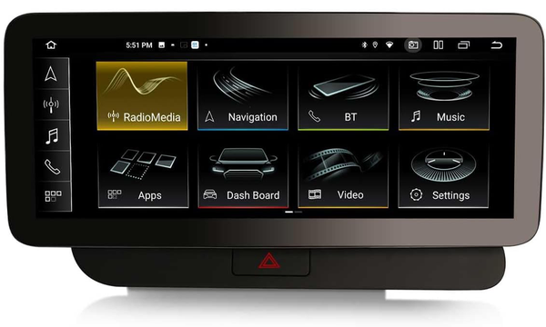 AZOM RFX Multimedia Bilstereo | <strong>AUDI A4 S4 A5 S5 (2008-2016) Q5 (2010-2016)</strong> | 10.33" | Android | DAB+ | GPS |