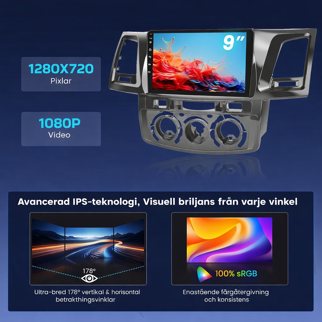 AZOM DNX Multimedia Bilstereo | TOYOTA Hilux Revo Vigo Fortuner 2005 ...