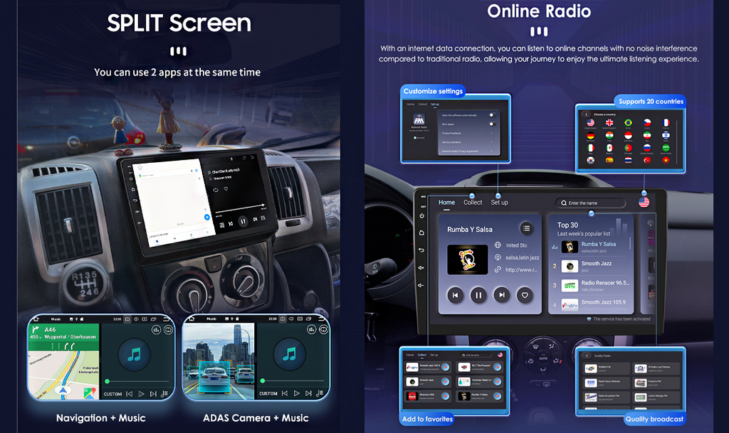 AZOM MX4 <strong>PLUS</strong> Multimedia Bilstereo | <strong>VW SKODA SEAT</strong> | 7
