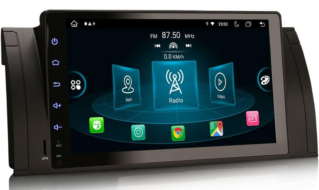 AZOM MX5 Multimedia Bilstereo | BMW 5 Series E38 E39 E53 X5 M5 1994 - 2006 | 9" IPS HD | Android | GPS