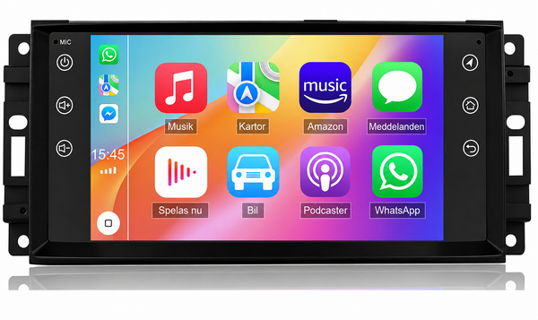 AZOM KLX Multimedia Bilstereo | JEEP DODGE CHRYSLER 2004 - 2015 | 7" IPS HD | Android | DAB+ | GPS