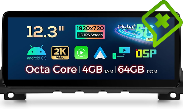 Azom VLX <strong>PLUS</strong> Multimedia Bilstereo | <strong>VOLVO XC90 2002 - 2014</strong> | <strong>12.3″ QLED HD 1920 * 720</strong> | Android | <strong>OCTA CORE 2ghz</strong> | DAB+ | GPS |