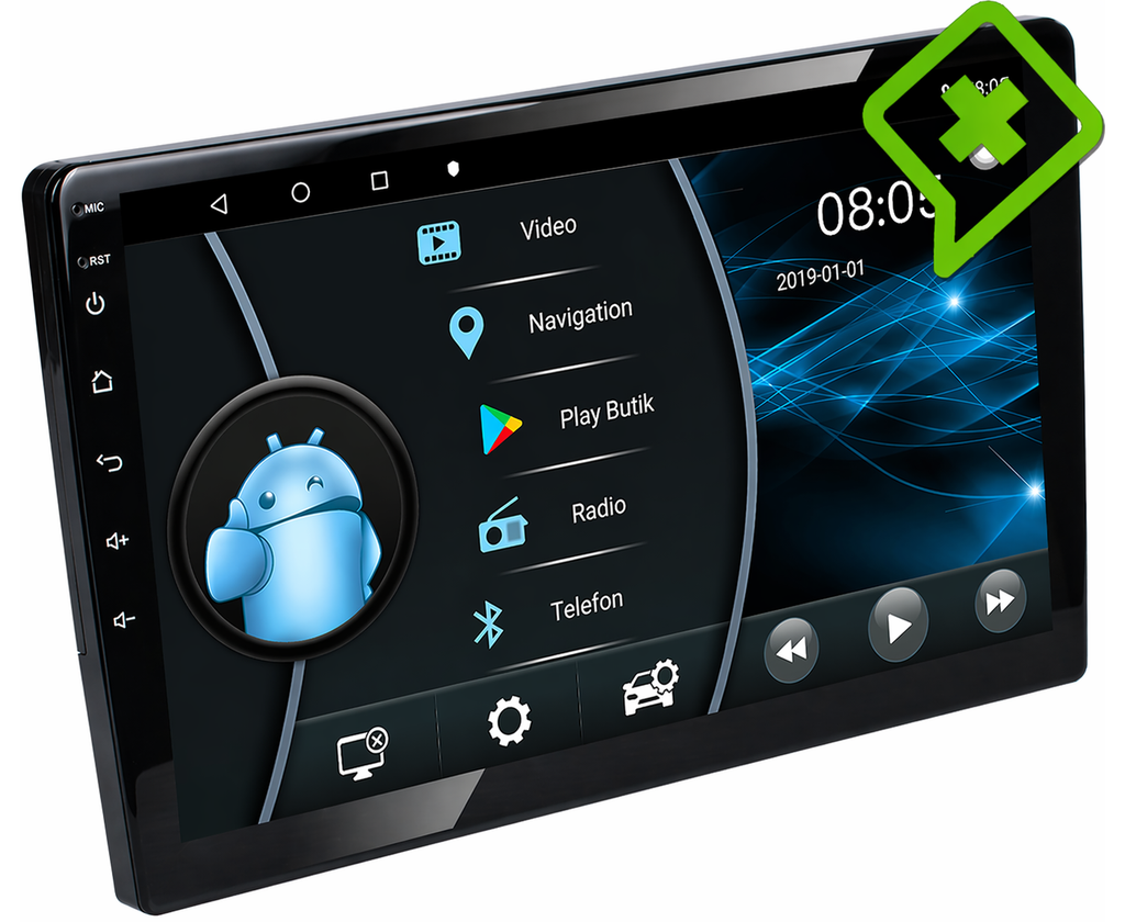 Azom XBO PLUS Multimedia Bilstereo | FIAT DUCATO CITROËN PEUGEOT HUSBIL 2006 - 2026 | 9″ QLED HD 1280 * 720 | OCTA CORE 2ghz | GPS |
