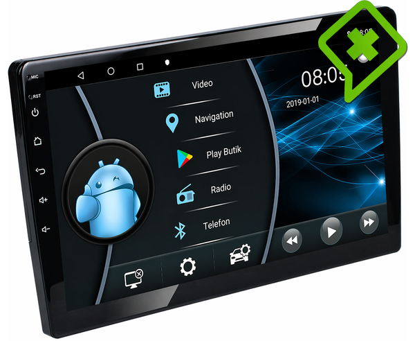 Azom XBO PLUS Multimedia Bilstereo | FIAT DUCATO CITROËN PEUGEOT HUSBIL 2006 - 2026 | 9″ QLED HD 1280 * 720 | OCTA CORE 2ghz | GPS |