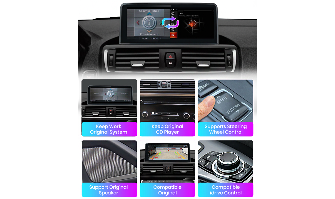 AZOM MX5 Multimedia Bilstereo | BMW F20-F23 F30-F36 F80-F82 2011 - 201 ...