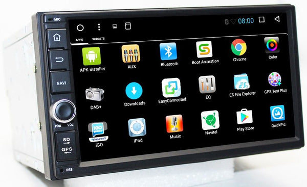 AZOM DNA Multimedia Bilstereo | <strong>UNIVERSAL</strong> | 7" | Android | DAB+ | GPS | 2DIN