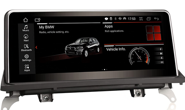 AZOM MX5 Multimedia Bilstereo | <strong>BMW X5 E70 X6 E71 2007 - 2014</strong> | 10.25" IPS HD | Android | GPS