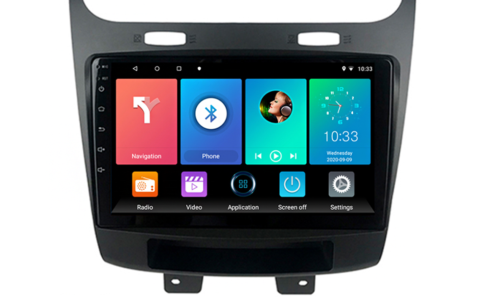 AZOM KLX Multimedia Bilstereo | <strong>Dodge Journey FIAT Freemont Leap 2012-2020</strong> | 9" IPS HD | Android 11.0 | DAB+ | GPS