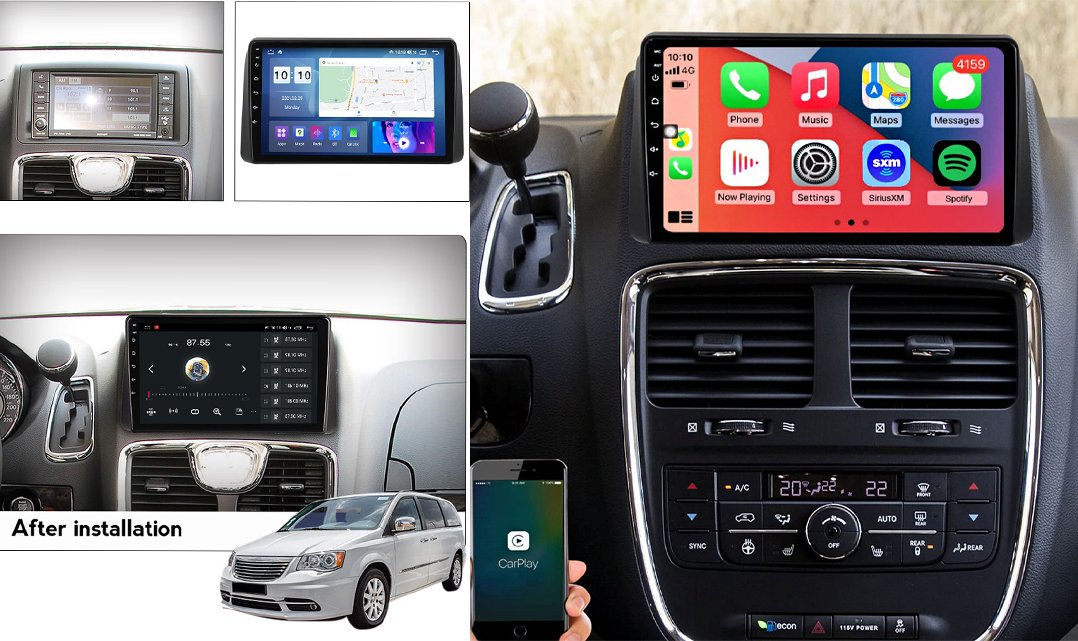 AZOM KLX Multimedia Bilstereo | Chrysler Grand Voyager Dodge Grand Car ...