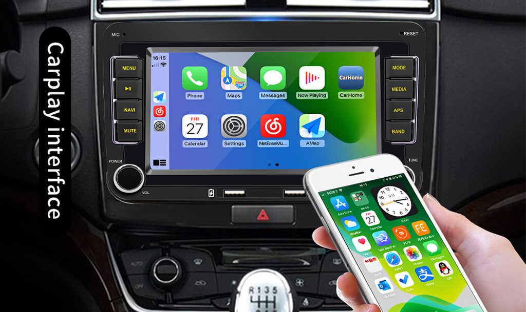 AZOM MX4 <strong>PLUS</strong> Multimedia Bilstereo | <strong>VW SKODA SEAT</strong> | 7