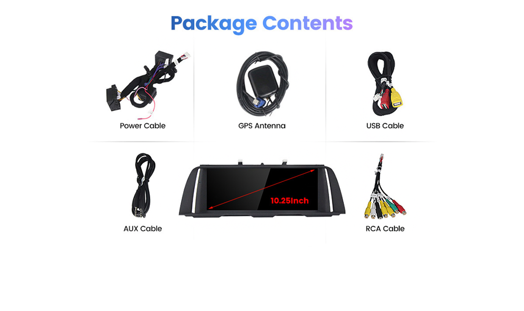 AZOM MX5 Multimedia Bilstereo | BMW 5 Series F07/F10/F11/F12/F15/F18 2 ...