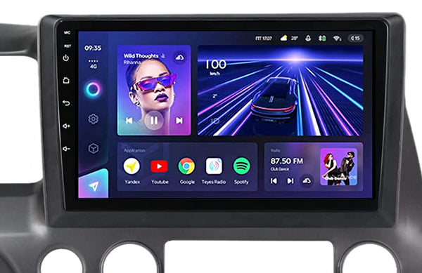 AZOM DLR Multimedia Bilstereo | <strong>Honda Civic 8 2005-2012</strong> | 9" IPS HD | Android | DAB+ | GPS